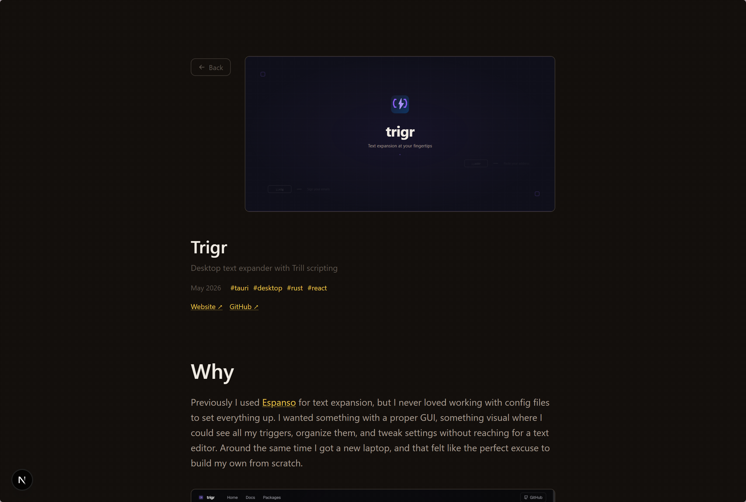 Project page