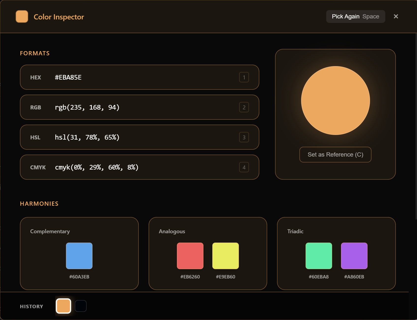 Spectra app interface